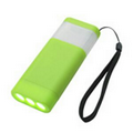 Green LED Lantern Flashlight with Strap